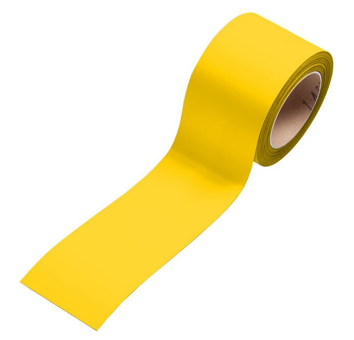 EICHNER Magnetbänder gelb 5,0 cm x 10,0 m, 2 Rollen